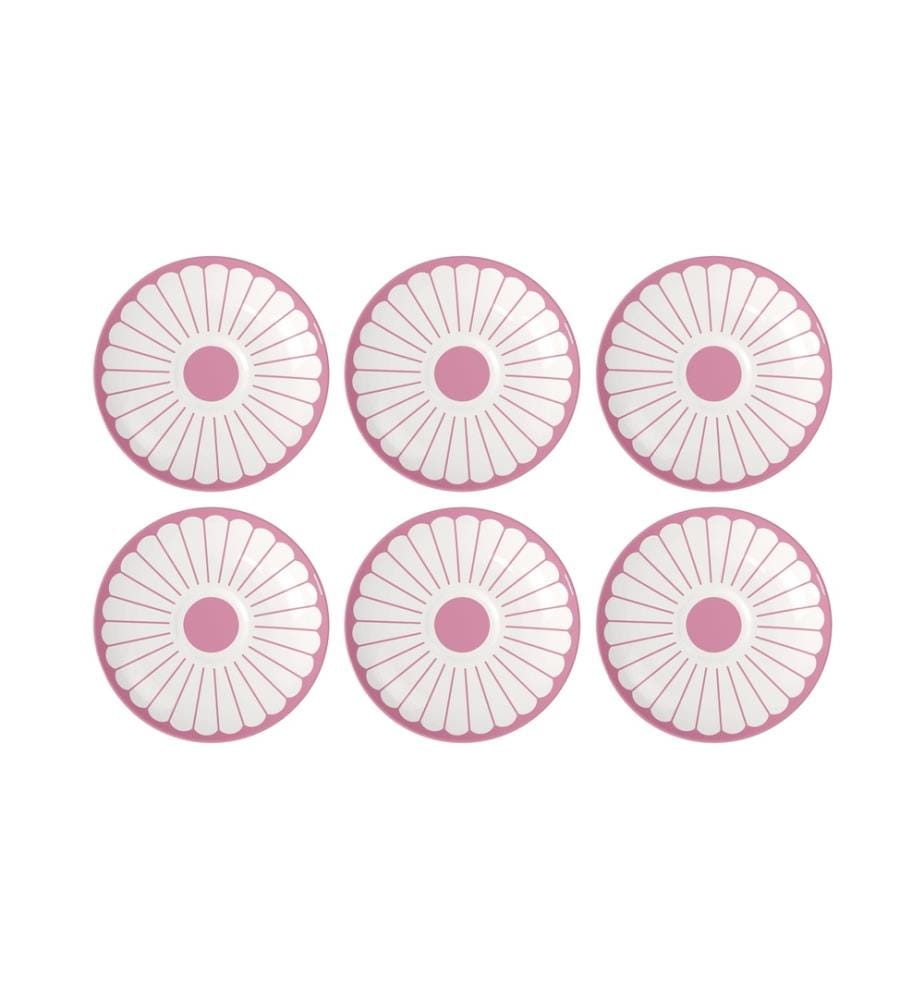 VILLEROY & BOCH - Soucoupe Fleur 6 Pièce/s, Rose