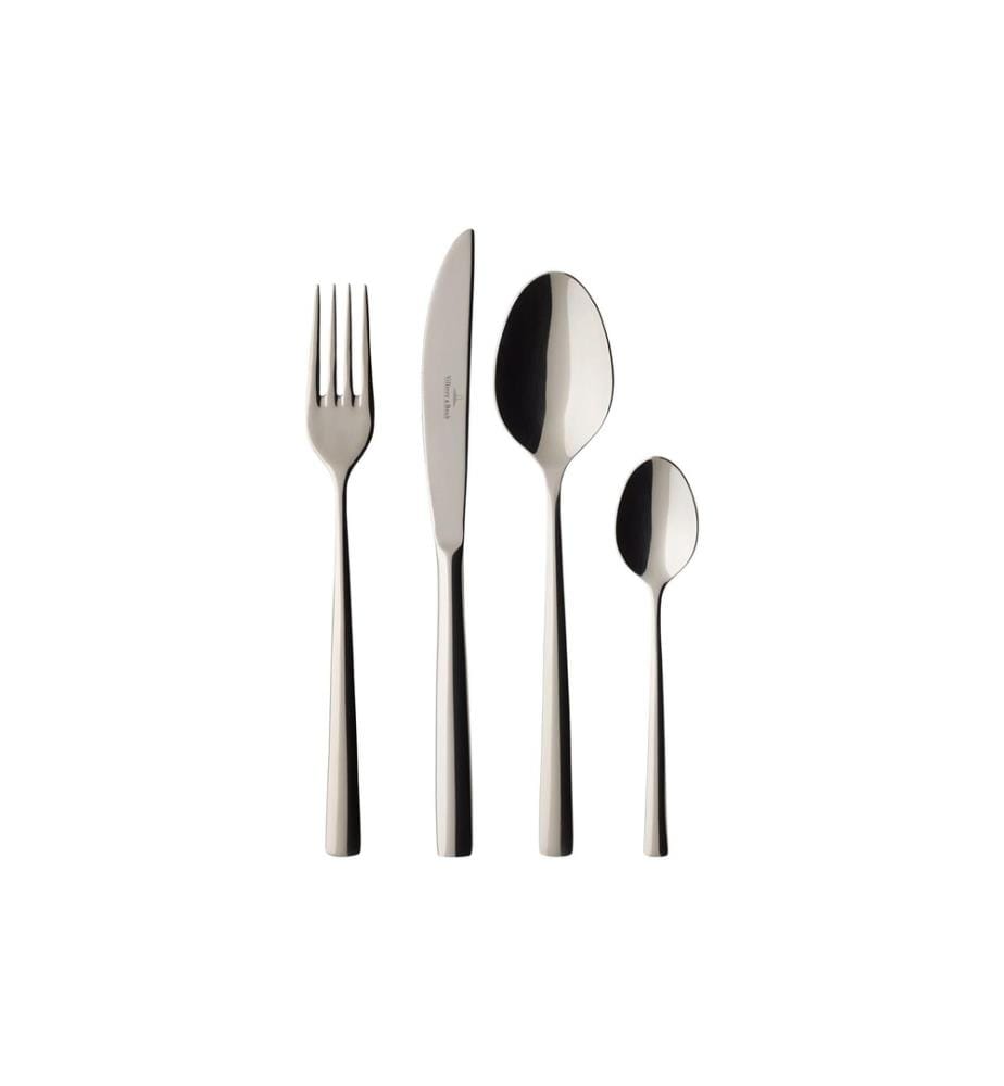 VILLEROY & BOCH - Kits de couverts Piemont Tafelbesteck 4 pièces, Argenté