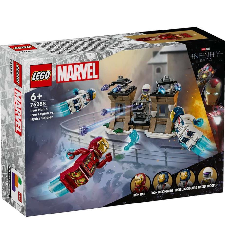 LEGO 76288 - Iron Man et l'Iron Legion contre le soldat de l'Hydra