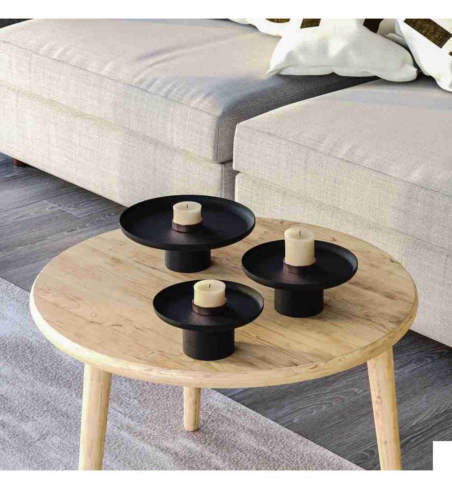 Accessoire décoratif en métal, noir, 100% métal