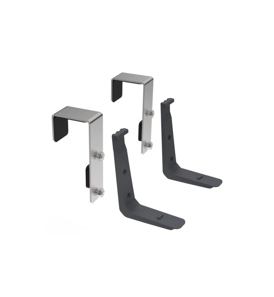 GUSTA GARDEN - Support pour balcon HARRY HERBS, 40 mm, Noir