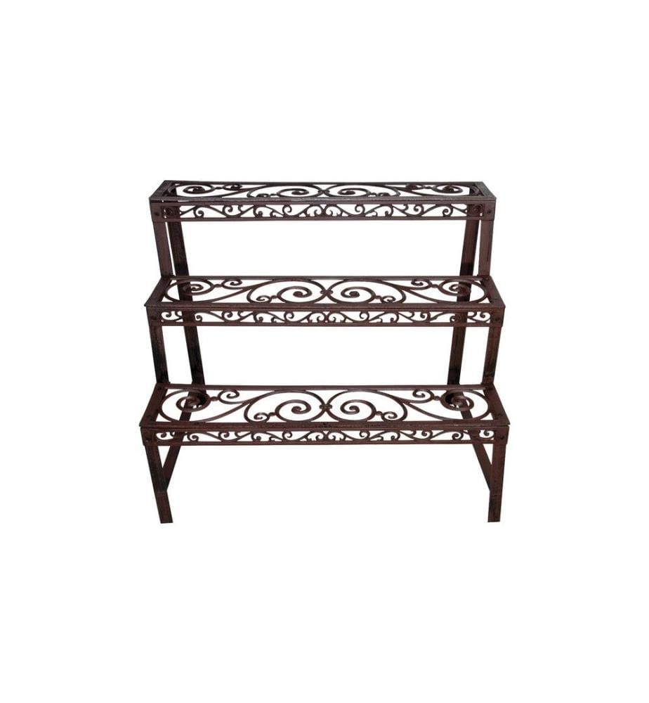 ESSCHERT DESIGN - Étagère porte-plantes en fonte, rectangulaire