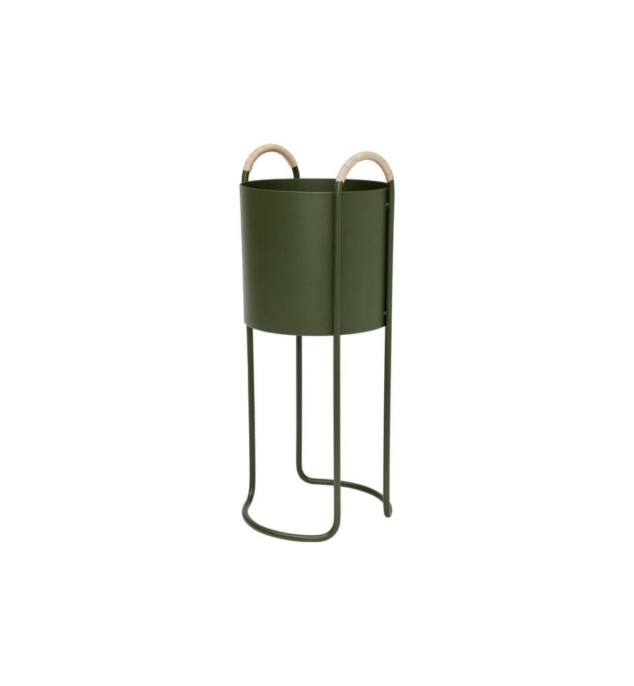OYOY Pot de fleur Maki haut 24 x 22 cm, vert olive