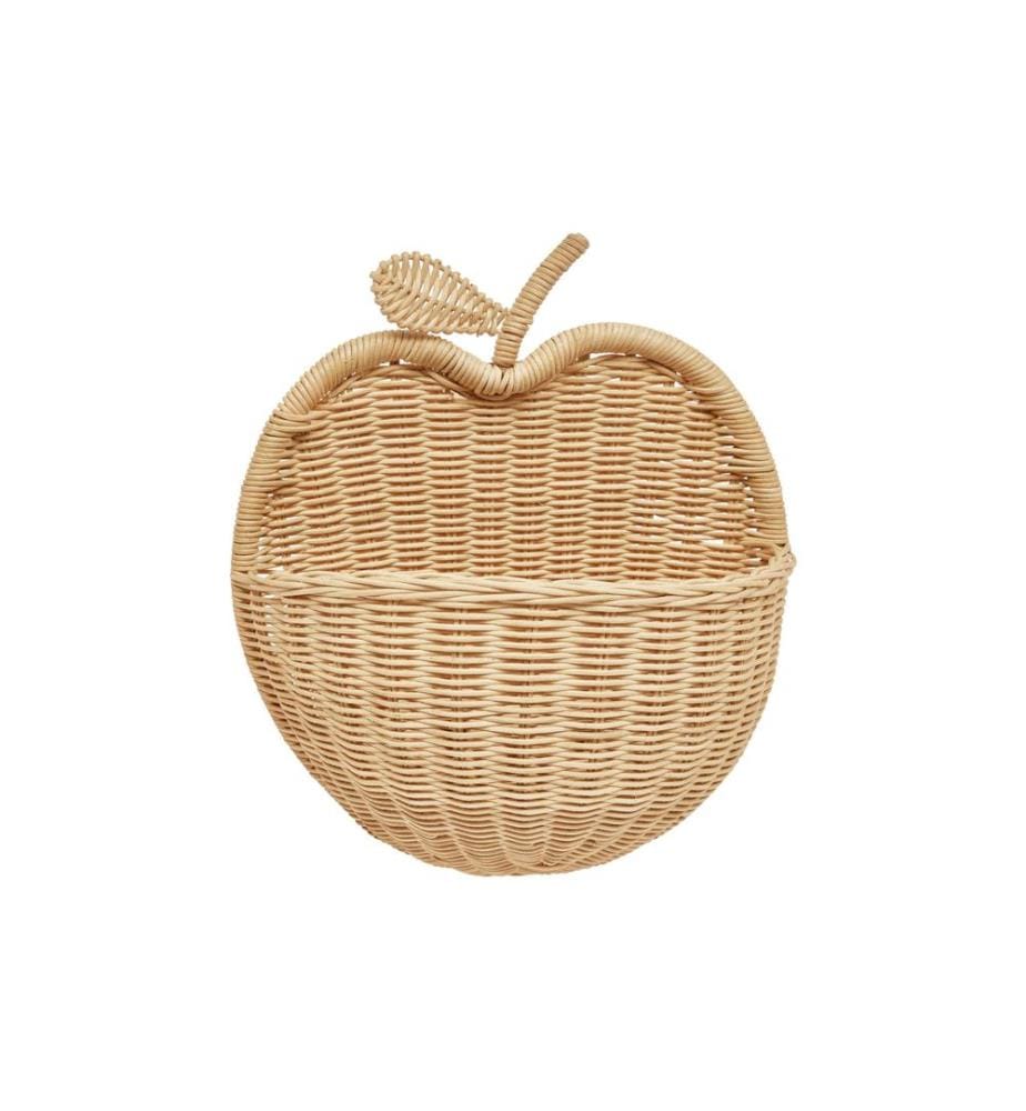 OYOY Panier à jouets Apple à suspendre 35 cm