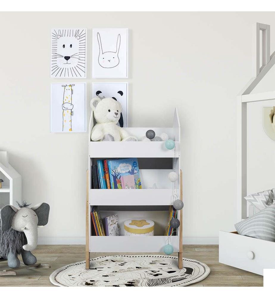 Bibliotheque Gabriel - Blanc & Brun