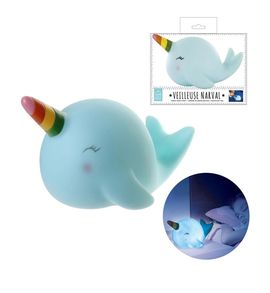 Veilleuse Baleine 2133 cm - Bleu