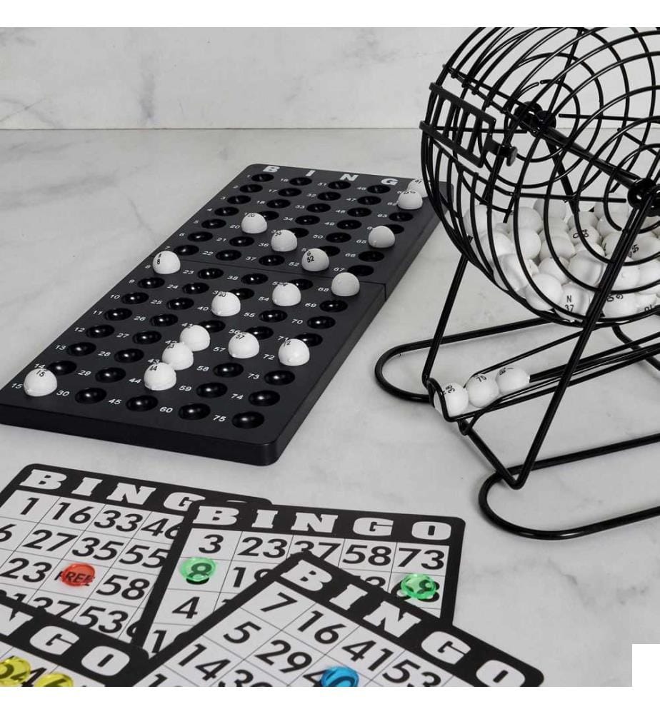Jeu du Bingo - Blanc et Noir