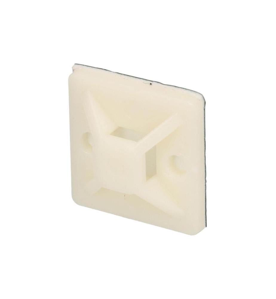 MAX HAURI - Socle de fixation Blanc 19 mm x 19 mm