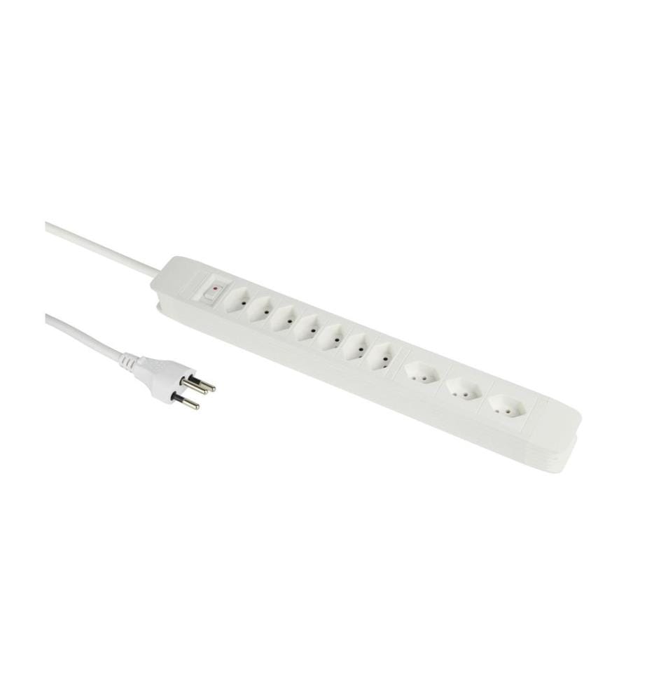 Schönenberger Bloc multiprises 3 x horizontal / 7 x vertical 5 m, blanc
