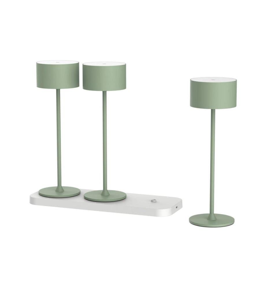 Schönenberger Lampe de bureau Tavolo Set de 3 pièces, vert