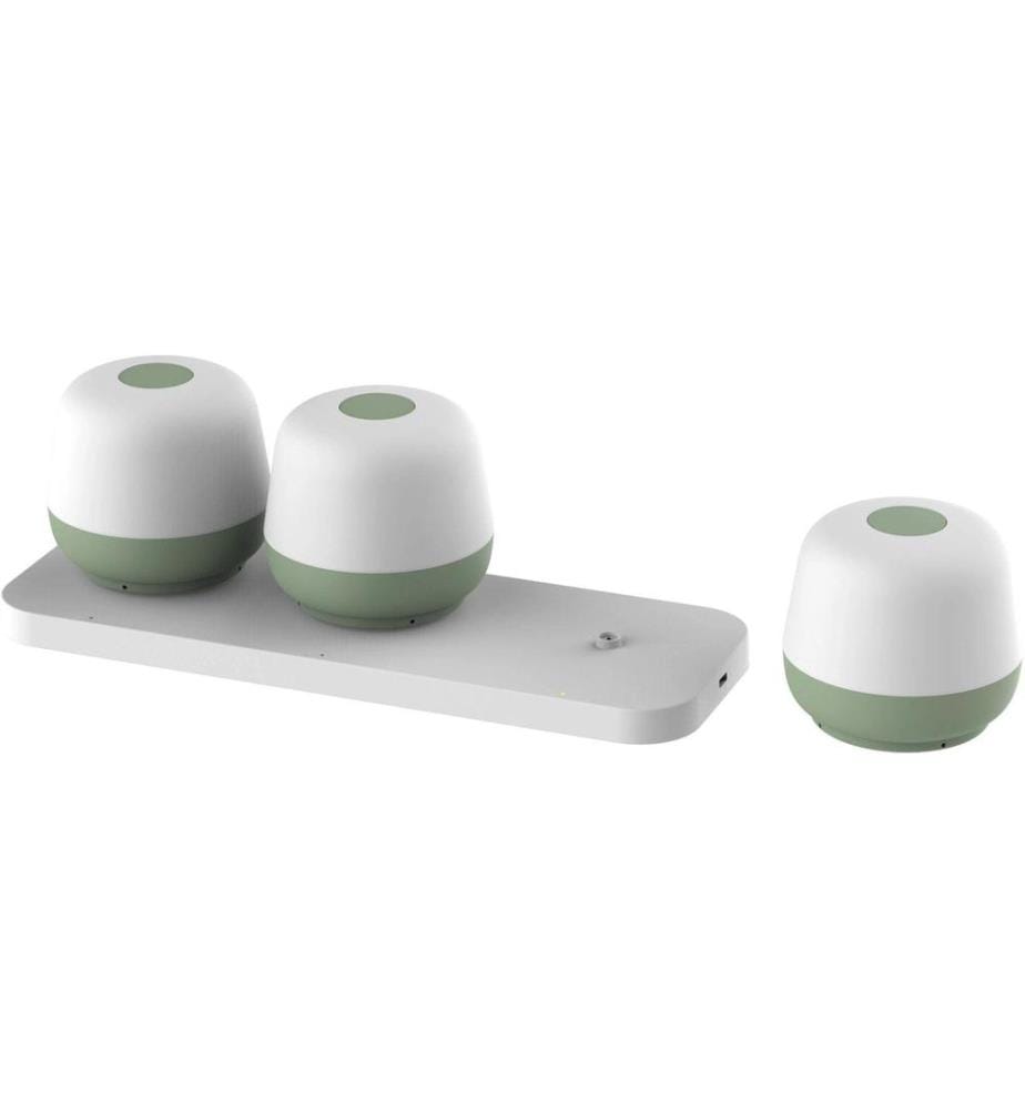Schönenberger Lampe de bureau MoveGlow Set de 3 pièces, vert