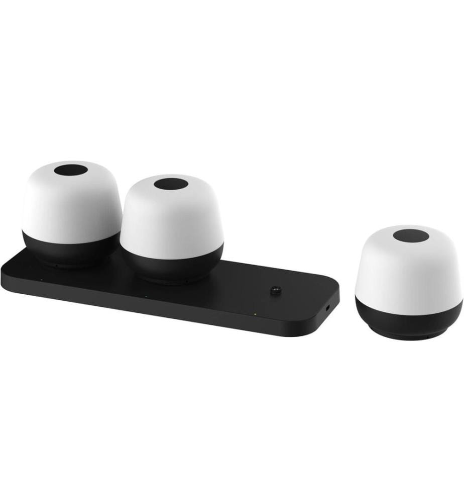 Schönenberger Lampe de bureau MoveGlow Set de 3 pièces, noir