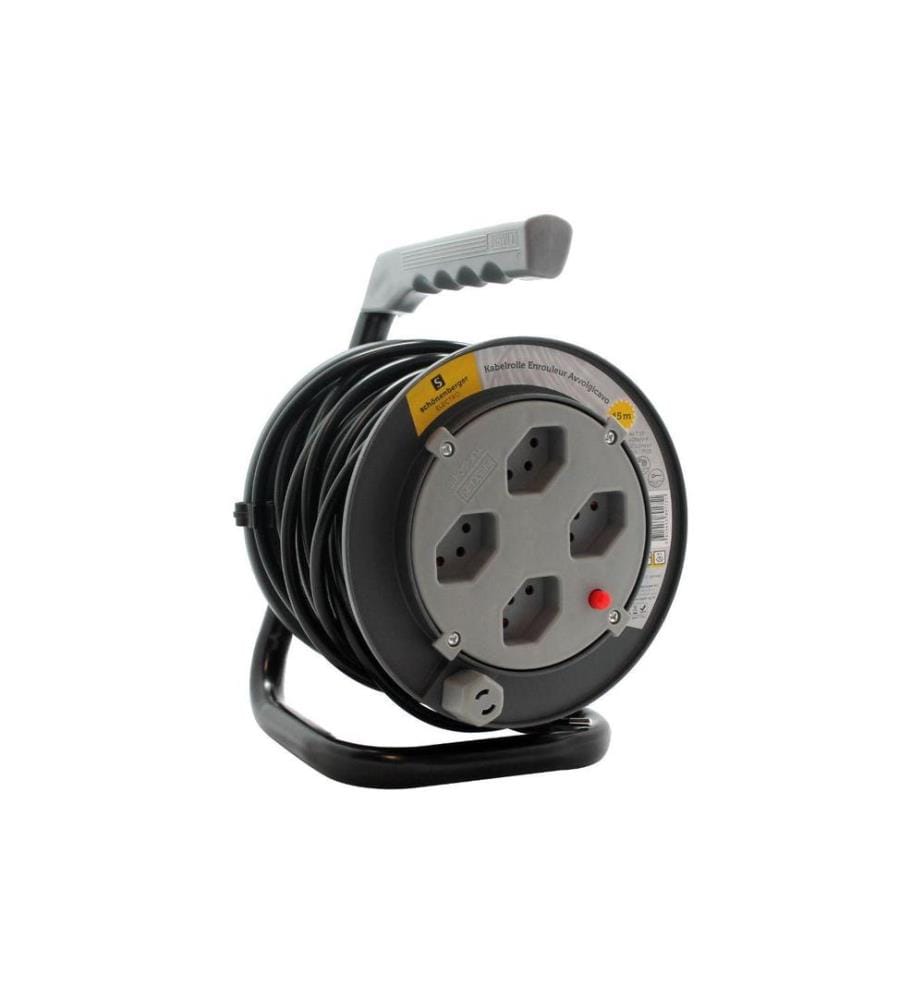 Schönenberger Bobine de câble 15 m gris