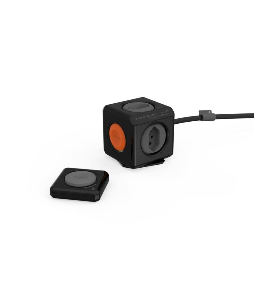 ALLOCACOC - Bloc multiprises de table PowerCube Extended remote 4x T13 noir