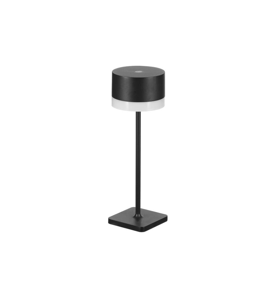 Schönenberger Lampe de table à accu Surya, USB-C, 37 cm, noir