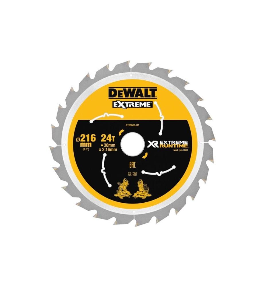 DEWALT - Lame de scie circulaire 216 x 30 mm, 24 WZ/FZ