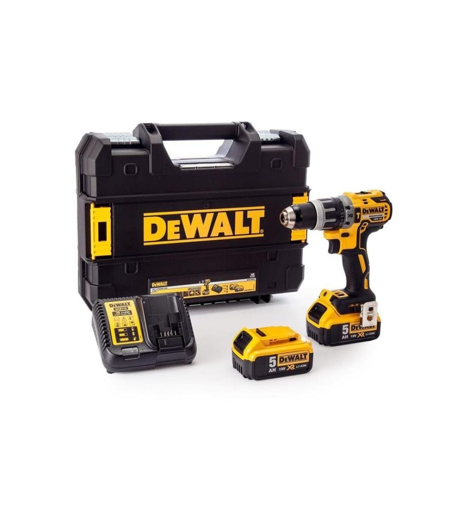 DEWALT - Perceuses à percussion sans fil DCD796P2, 18 V Brushless 2x batterie
