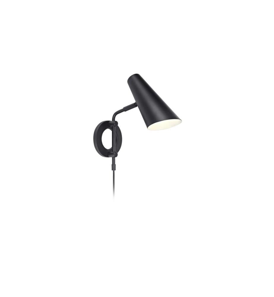 Markslöjd Lampe murale Cal 1L 1x E14, Noir