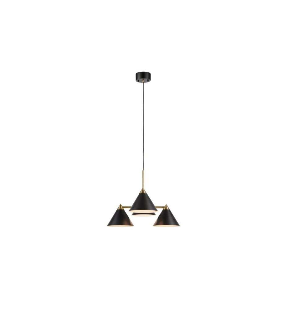 Markslöjd Lampe suspendue Klint, 4 x E14, max. 40W, noir/antique