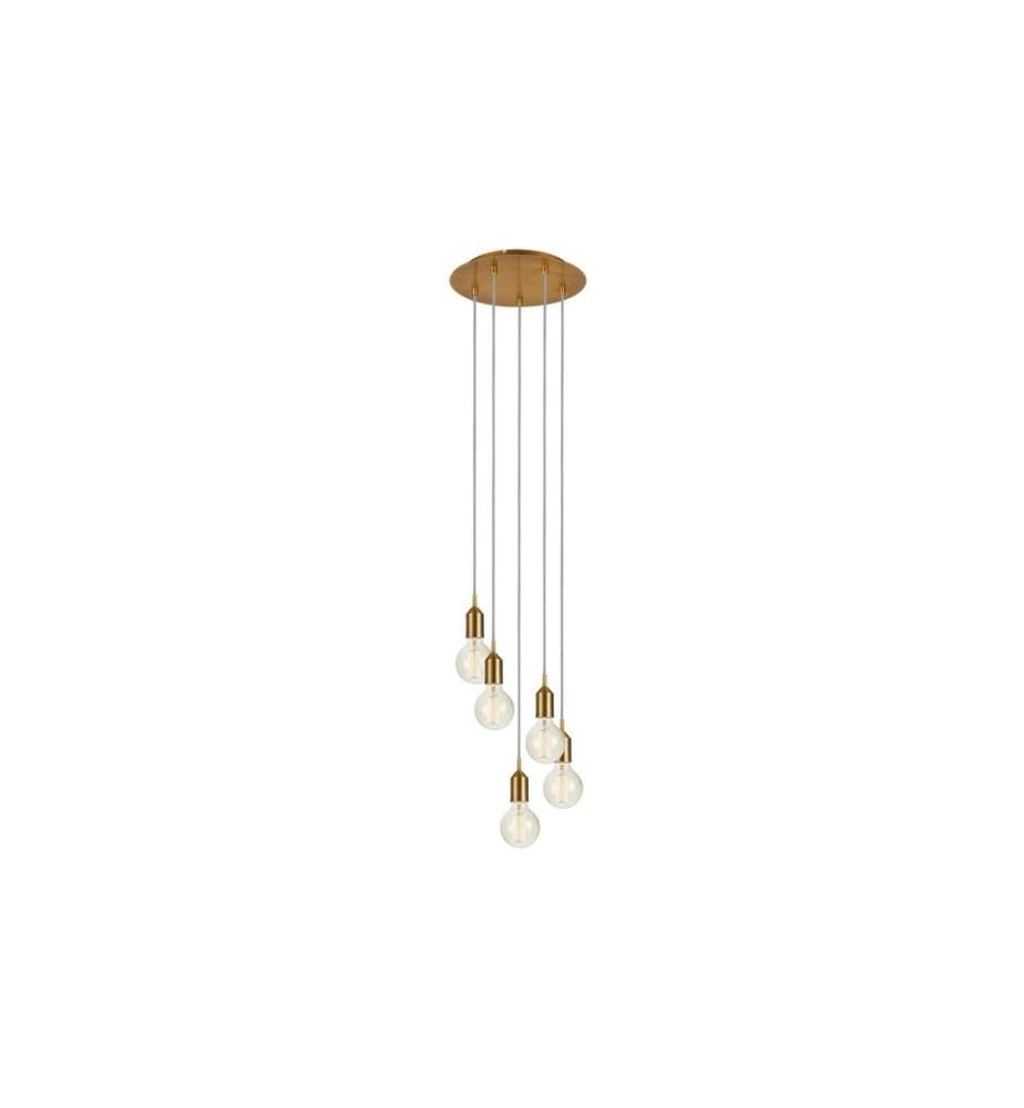 Markslöjd Lampe suspendue Le Bronx, 5 x E27, max. 60W, bronze