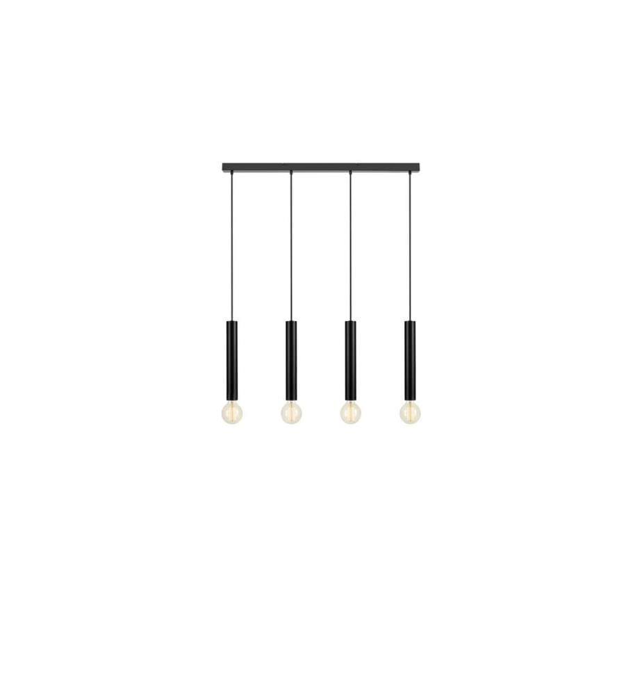Markslöjd Lampe suspendue Sencillo, 4 x E27, max. 40W, noir