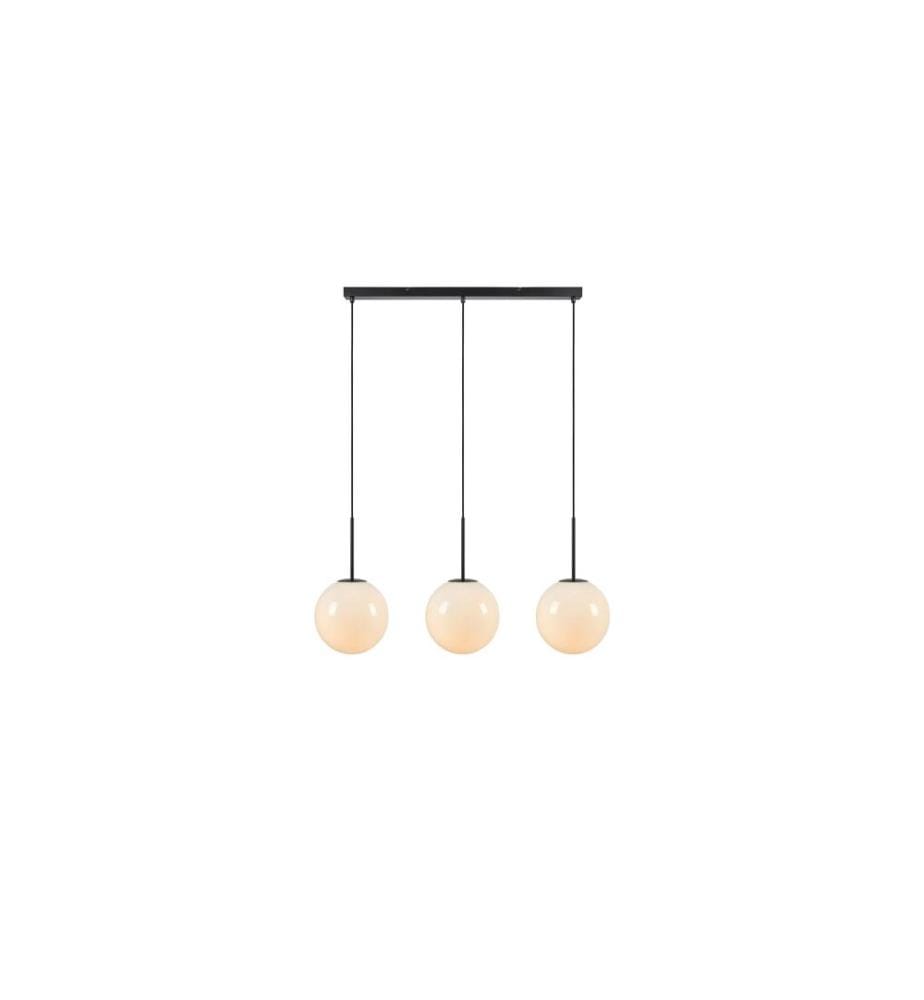 Markslöjd Lampe suspendue Dione, 3 x E14, blanc/noir