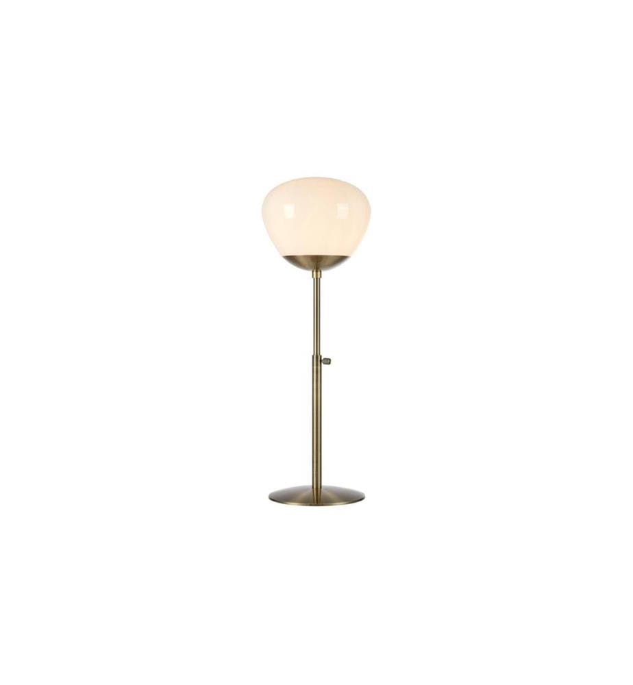 Markslöjd Lampe de bureau Rise, E27, max. 40W, antique/blanc