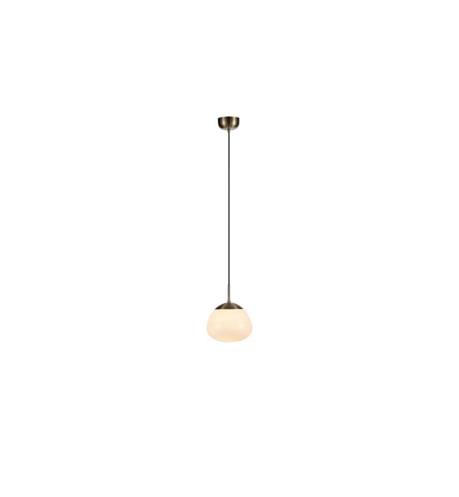 Markslöjd Lampe suspendue Rise Ø 25 cm, E27, antique/blanc