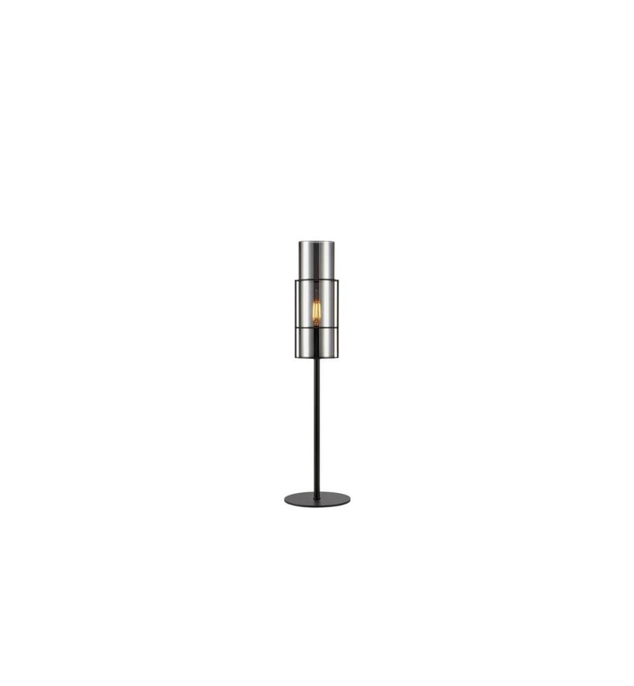 Markslöjd Lampe de bureau Tubo 1L, E14, 50 cm, noir/smoke