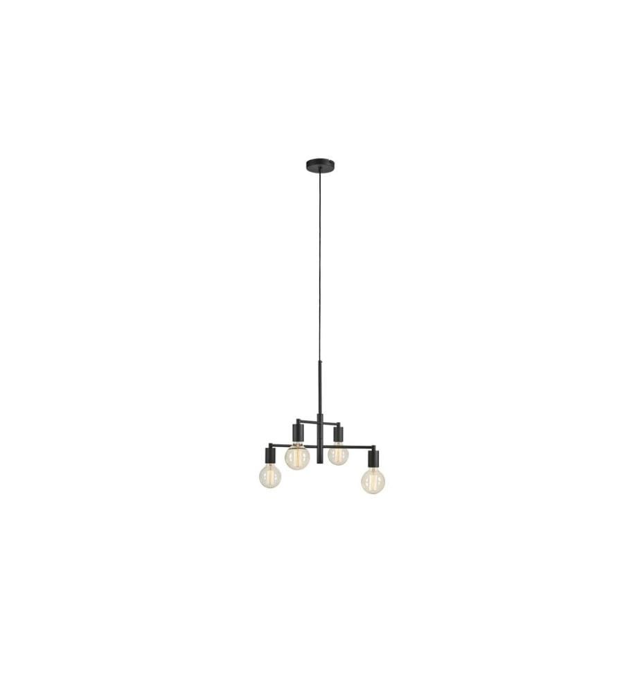 Markslöjd Lampe suspendue Cielo 4L, 4 x E27, noir sable