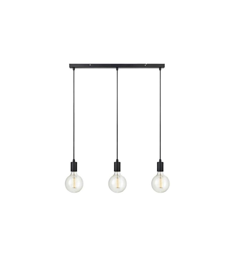 Markslöjd Lampe suspendue SKY 3L noir linéaire
