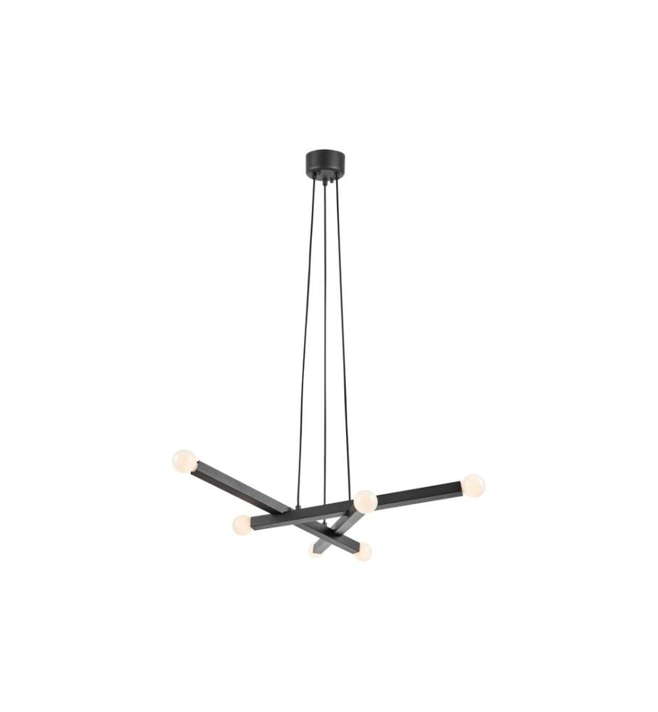 Markslöjd Lampe suspendue STACK 6 flammes noir