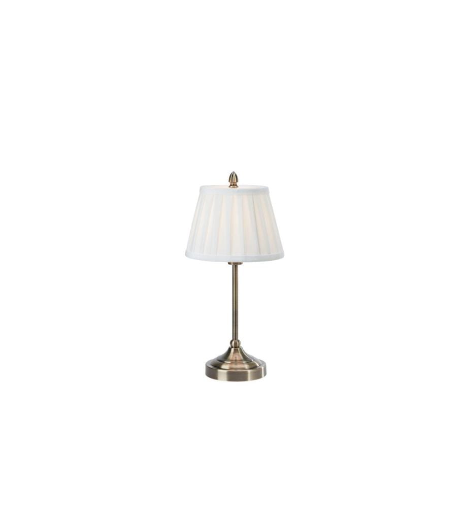 Markslöjd Lampe de table Oxford blanc/cuivre