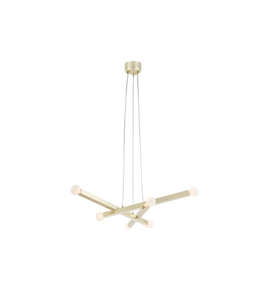 Markslöjd Lampe suspendue STACK 6 flammes laiton