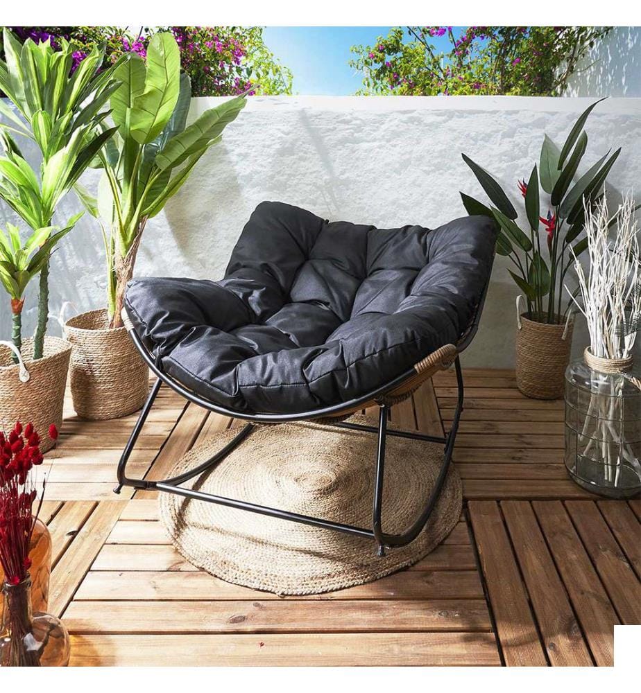 Fauteuil Tulum - Noir