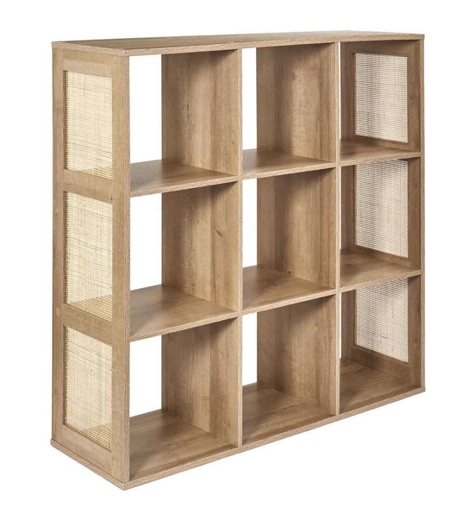 Meuble de Rangement Modulable 9 Cases Bali 100 x 100 x 32 cm