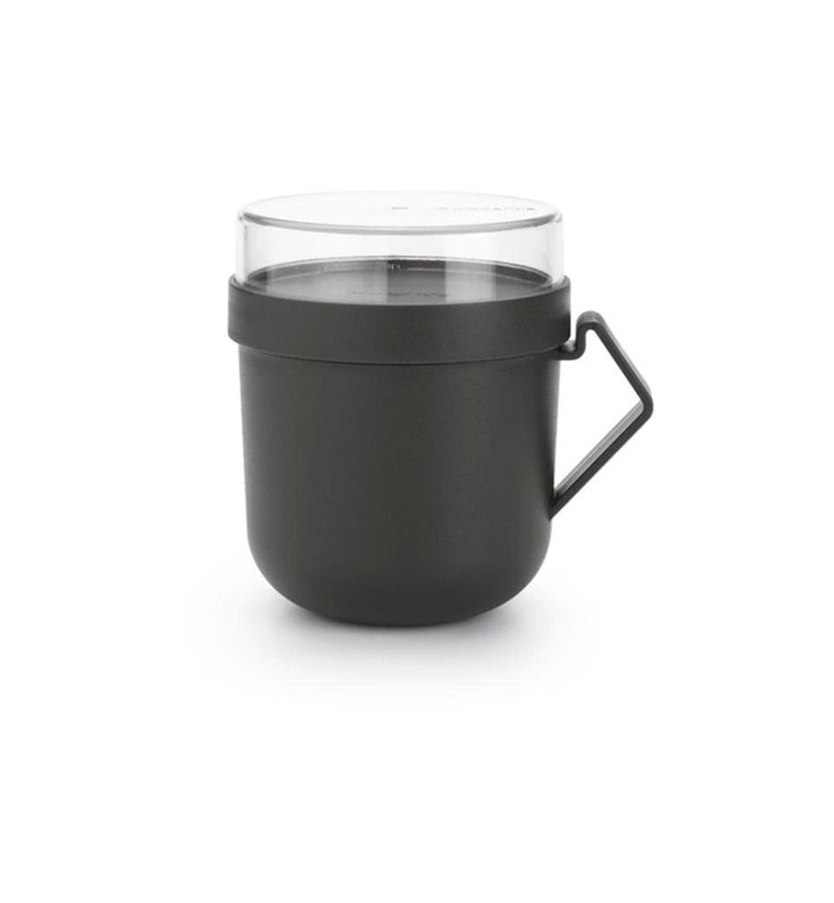 BRABANTIA - Contenant pour la soupe Make & Take 600 ml, Gris foncé