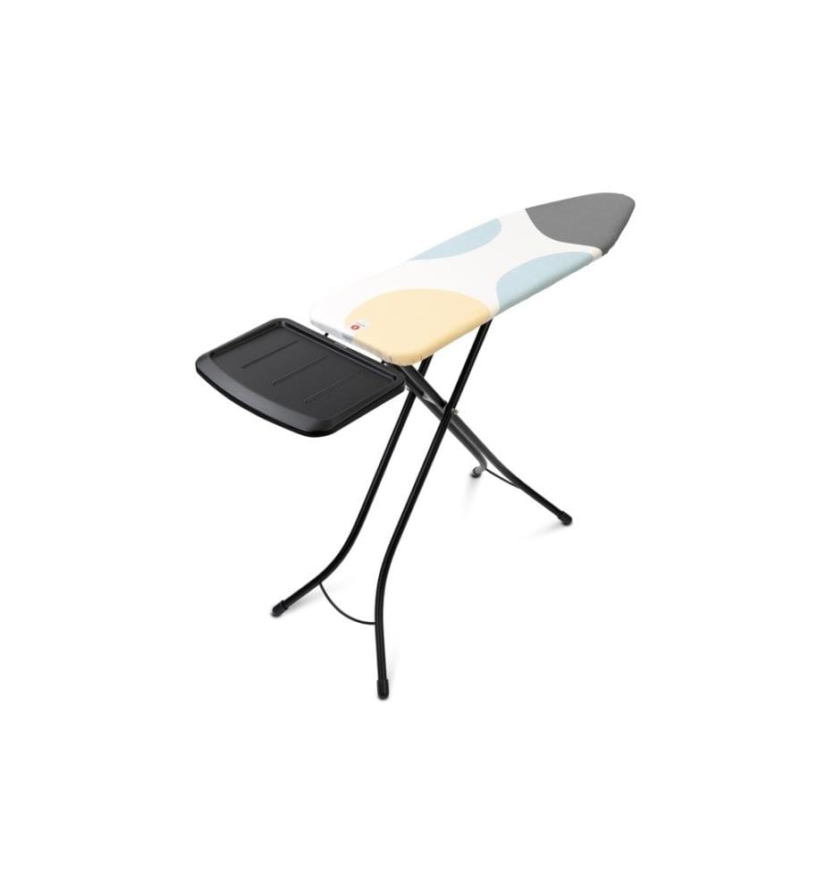 BRABANTIA - Table à repasser avec tablette pour station vapeur Spring Bubbles