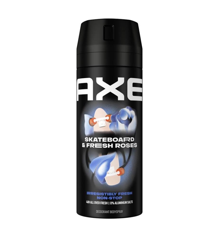 6x Déodorant & Spray pour le corps Skateboard & Fresh Roses sans sels d'aluminium - 150 ml