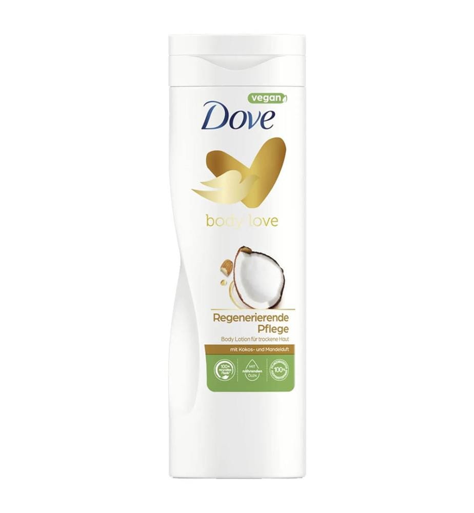 12x Lotions corporelle parfumée à la noix de coco et aux amandes - 400ml