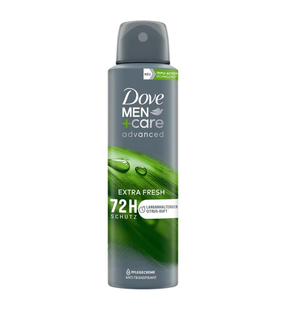 6x Men+Care Déodorants Advanced Extra Fresh Aérosol - 150ml