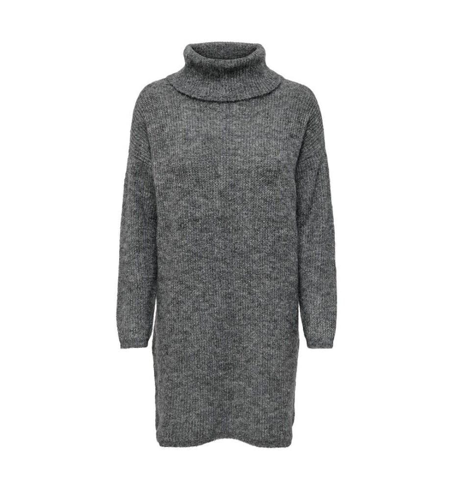 Robe Courte Regular Fit - Gris Foncé