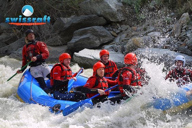 Rafting sur la Vispa près de Zermatt pour 1 personne