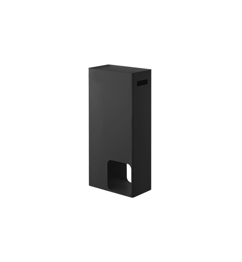 YAMAZAKI - Porte-rouleau pour papier toilette Tower 48 cm, Noir