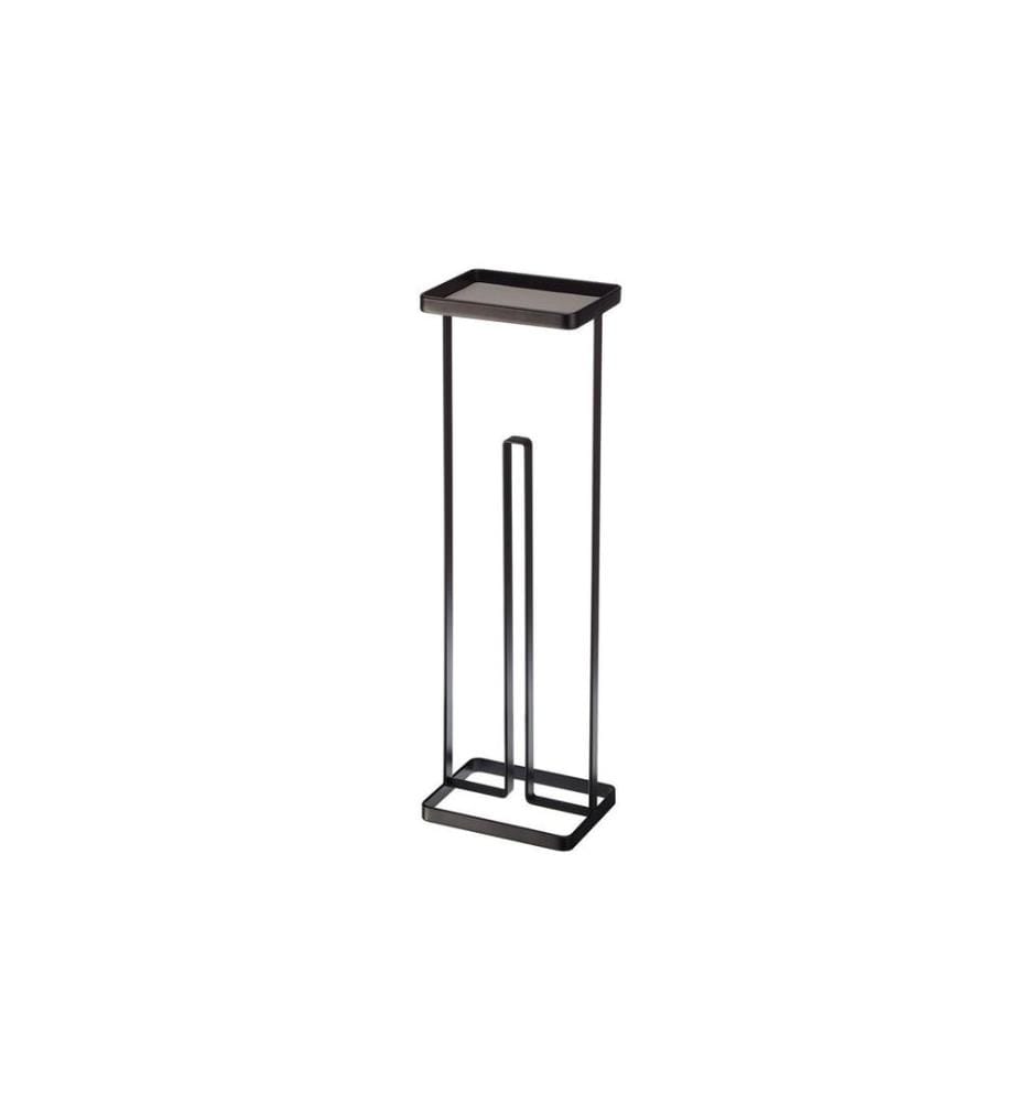 YAMAZAKI - Porte-rouleau pour papier toilette Tower Noir