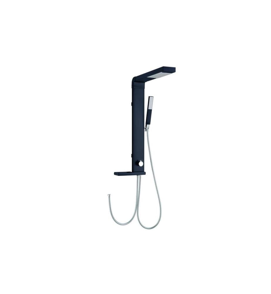 diaqua® - Panneau de douche Linus Aluminium Noir