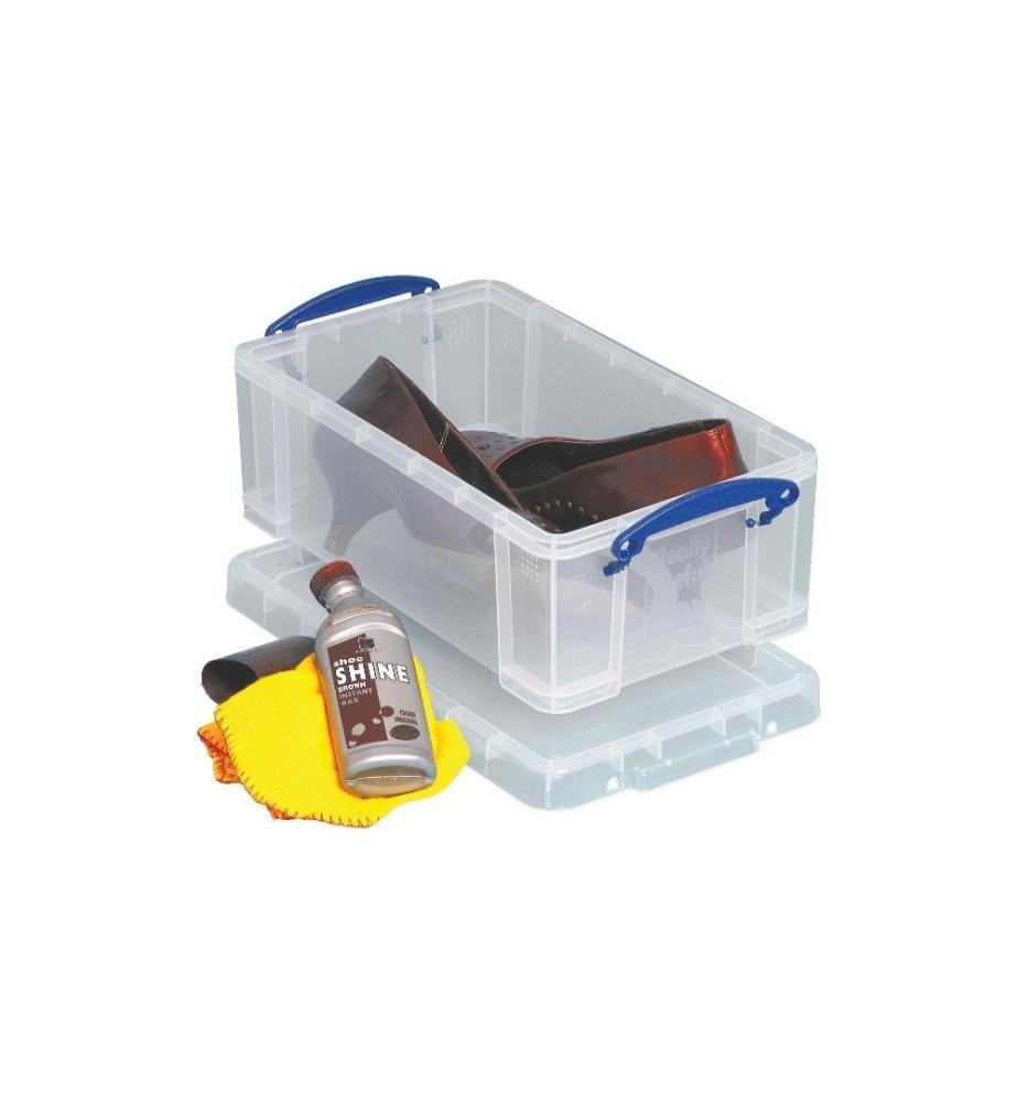 REALLY USEFUL BOX - Boîte de rangement 5 litres, Transparent