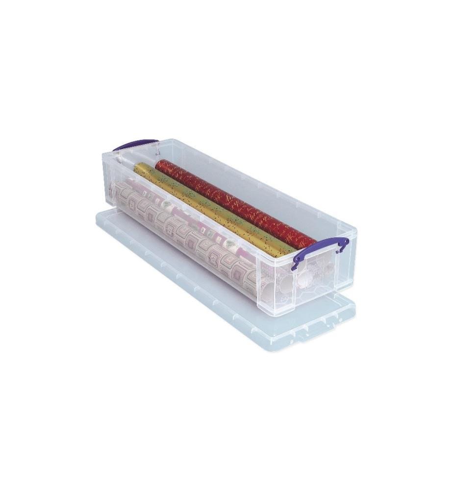 REALLY USEFUL BOX - Boîte de rangement 22 litres, Transparent