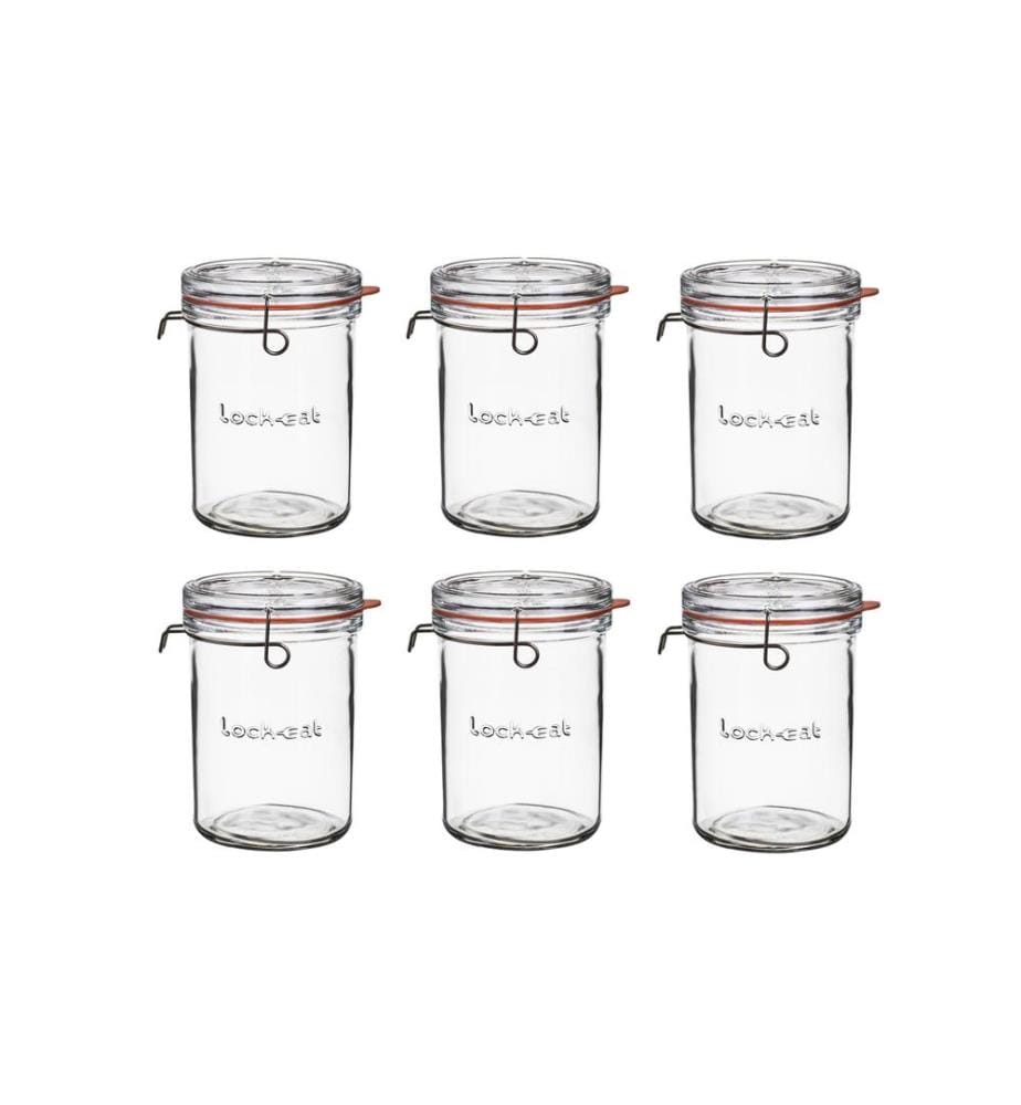 LUIGI BORMIOLI - Bocaux à conserves 1000 ml, 6 Pièce/s
