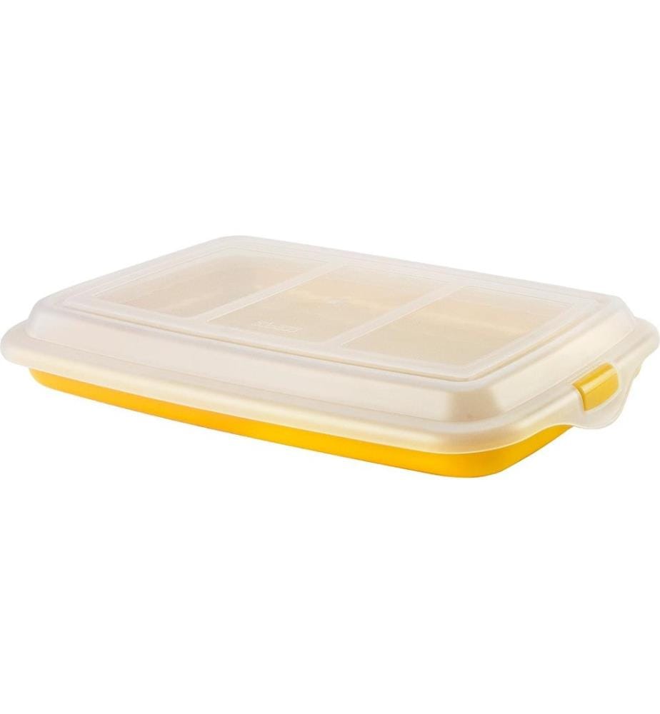 IBILI - Récipients pour charcuterie Tranches 24.8 x 14.4 cm, jaune